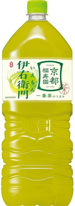 산토리 이에몬 교토 후쿠주엔 녹차, 2L, 9개