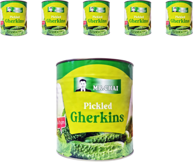 미스터차이 오이피클 3kg/1430g/680g | Mr. Chai Cucubmer Pickle 3kg/1430g/680g, 6개, 3kg