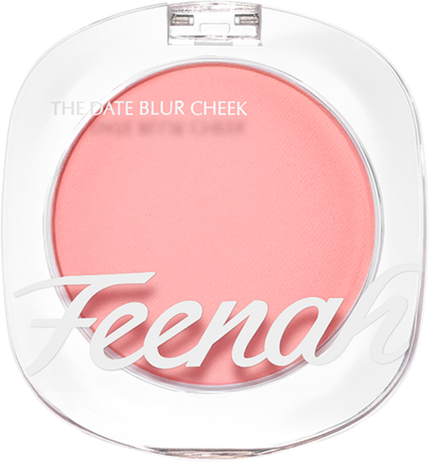 Feenah 피나 더 데이트 블러 치크 6.6g, 1개, 07월 31일 선번 코랄