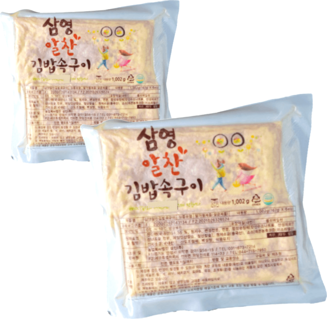 삼영알찬 김밥속구이 김밥용 계란지단 간편조리, 기본, 2개, 1kg