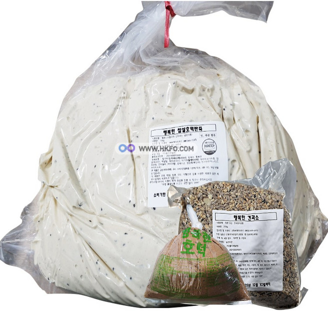 행복한 찹쌀 호떡 반죽 10kg + 호떡소 1.2kg + 씨앗 견과소 2.5kg 세트 / HACCP인증, 1개, 13.7kg