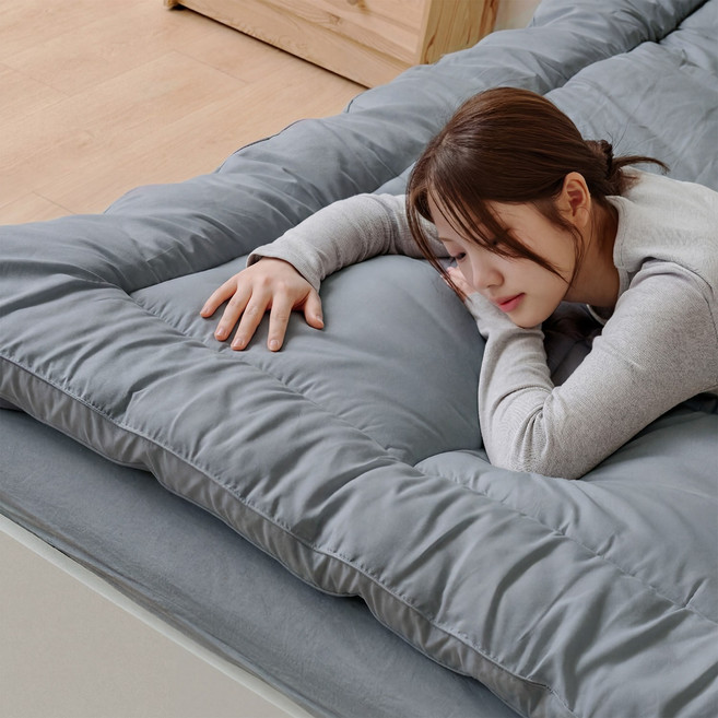 라이프먼트 클래식 사계절 솜토퍼, 그레이