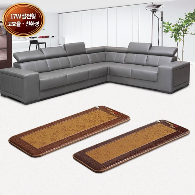 한일의료기 미니 3인용 소파형 전기방석 HL-101(20), 이집트투톤, 50 x 130 cm