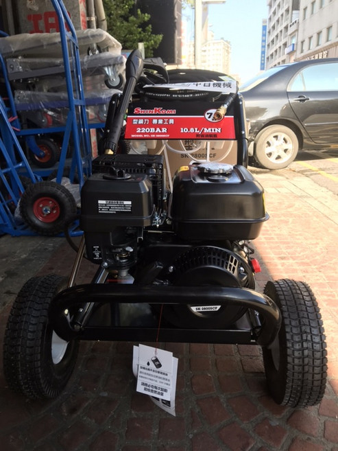 型鋼力 引擎高壓清洗機 SK-2800SCF, 1個, 7HP 引擎高壓清洗機 8米管