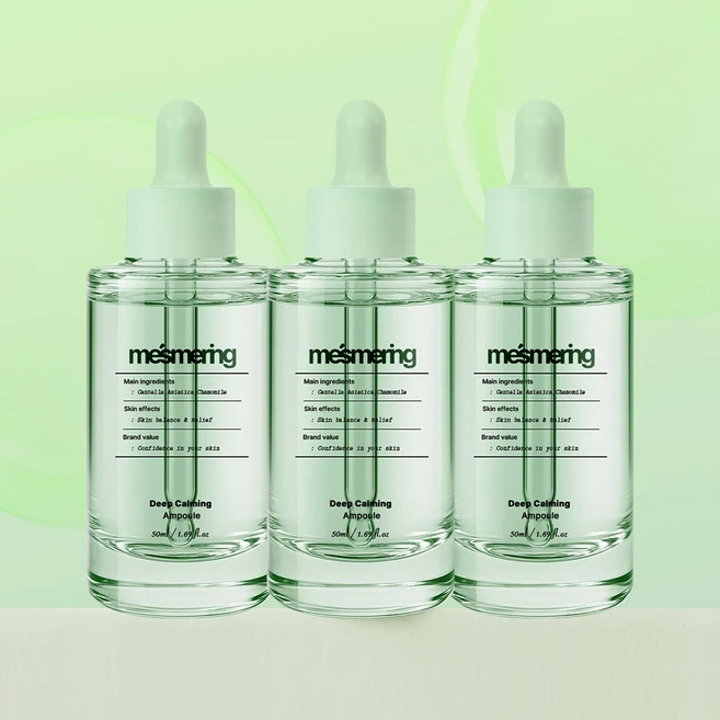 메즈머링 햄프씨드 여드름 진정 수분 보습 민감피부 안티에이징 앰플, 3개, 50ml - 쿠팡