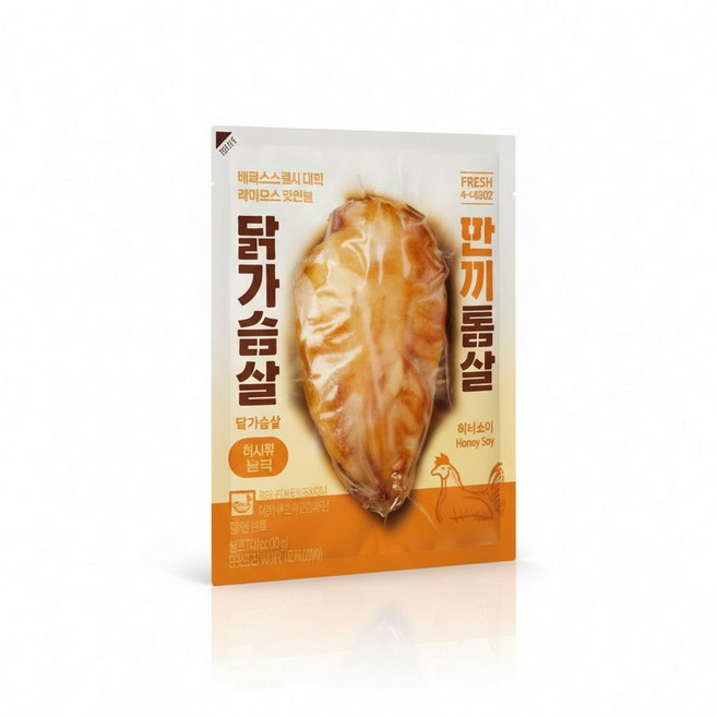 한끼통살 촉촉 10팩세트 (소스통살5+스테이크5), 1세트