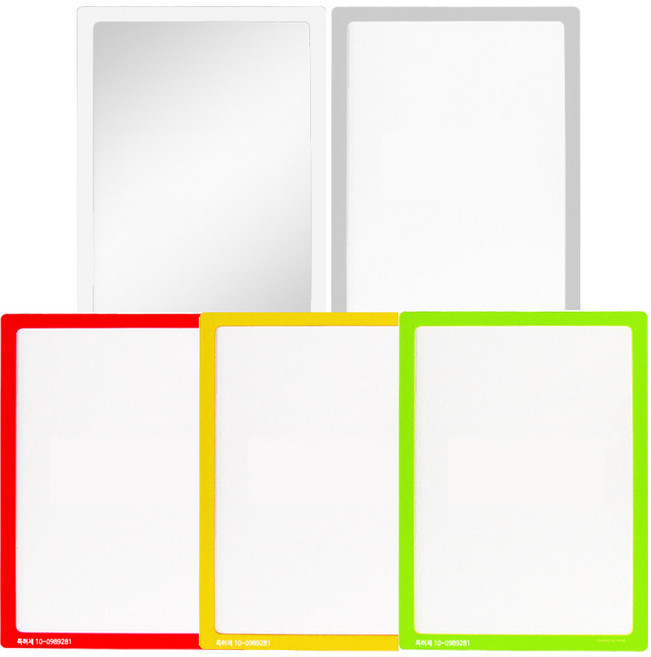 포켓패드 A3 메모판 탈부착 안내판 실버, 1개