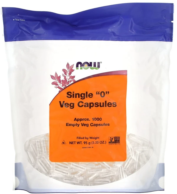 나우푸드 단지 0 식물성 캡슐 1000 엠프티 식물성 캡슐, 1개 - 쿠팡