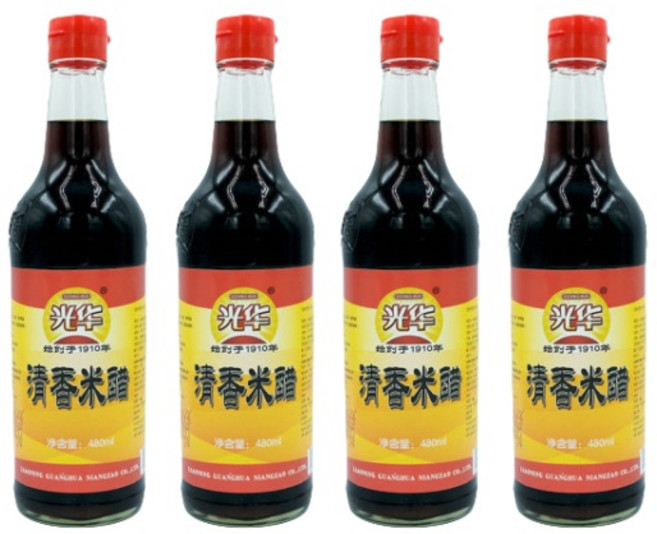 판다중국식품 광화 청향쌀식초 청향미추, 4개, 480ml
