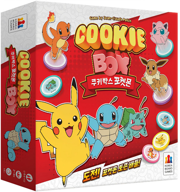 코리아보드게임즈 쿠키박스 포켓몬 보드게임, 1개, 혼합색상