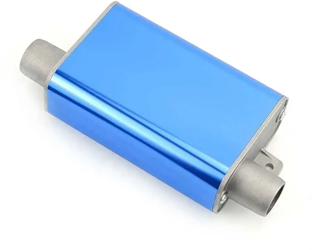 24mm 주차 히터 고급 알루미늄 합금 머플러 배기 파이프 공기 액세서리, 03 Blue