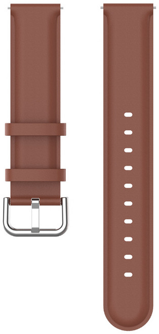 Garmin VivoMove Trend 20mm 真皮錶帶, 1個, 圓尾-棕色