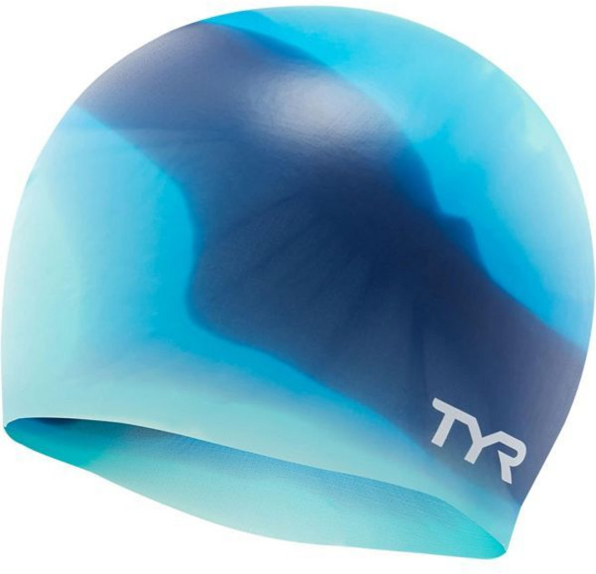 수영모자 생존수영 아쿠아로빅 TYR 주니어 타이 다이 수영 모자, Blue/Teal, Blue/Teal, Blue/TealTYR TYR