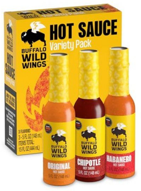 버팔로 와일드 윙 핫소스 하바네로 치폴레 다양한맛 Buffalo Wild Wings, 버라이어티팩, 1개