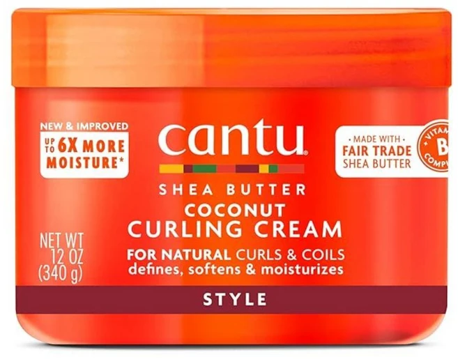 칸투 코코넛 컬링 크림, 340g, 1개 - 쿠팡