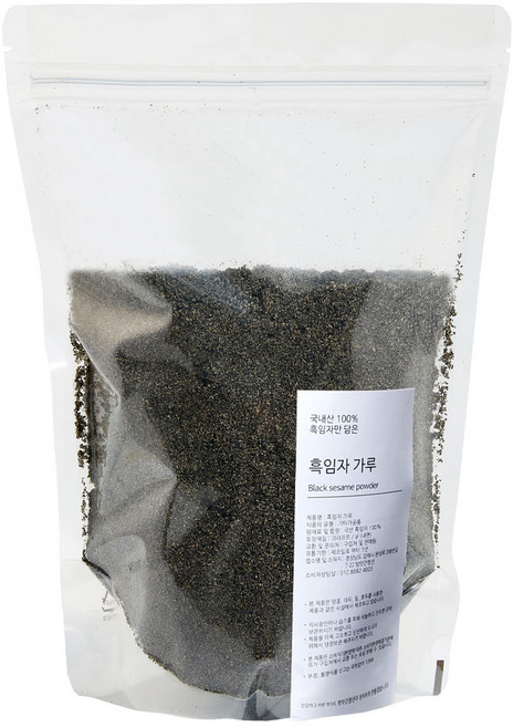 방앗간청년 볶은 국내산 흑임자 가루 분말, 500g, 1개