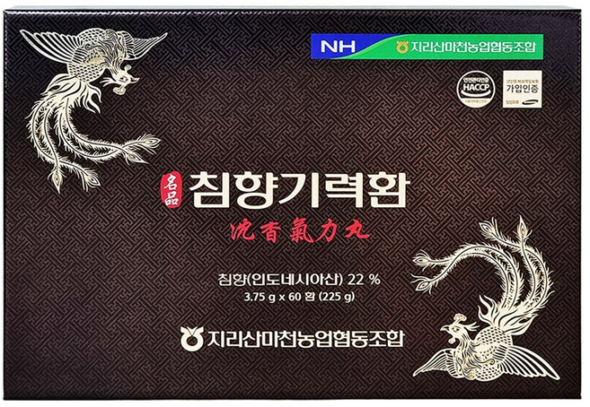 농협 침향기력환 침향단 침향환 3.75g x 60환, 225g, 1개, 225g × 1개