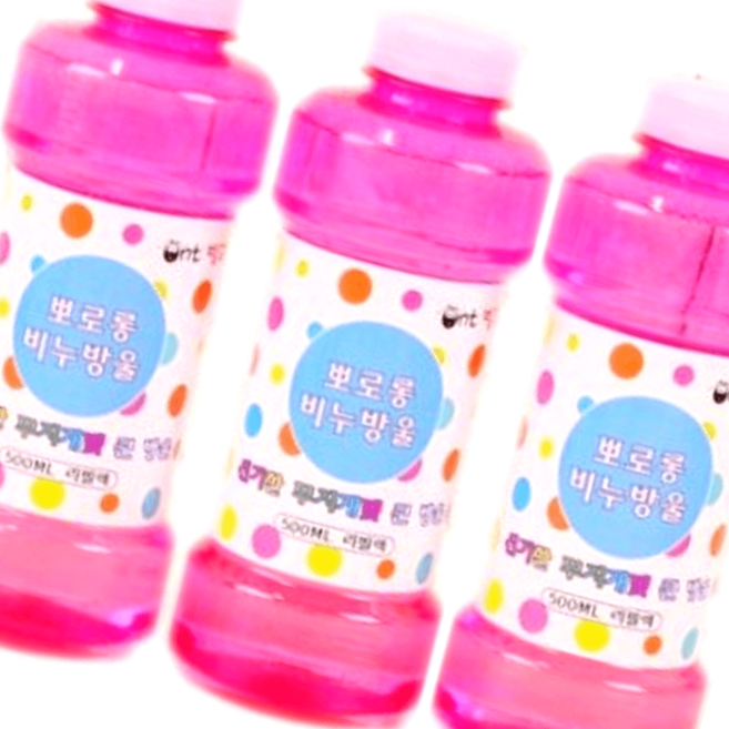 단체 비누방울 리필액 8개 행사 어린이집 유치원, 1개