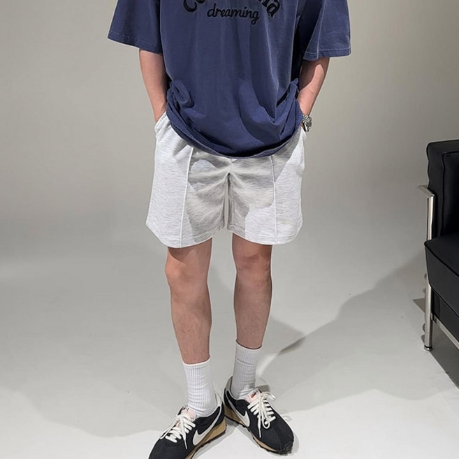 치트키 데스터 핀턱 트레이닝 반바지 new