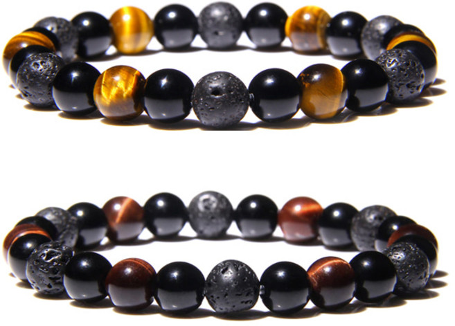 불교 염주 화산석 패션팔찌