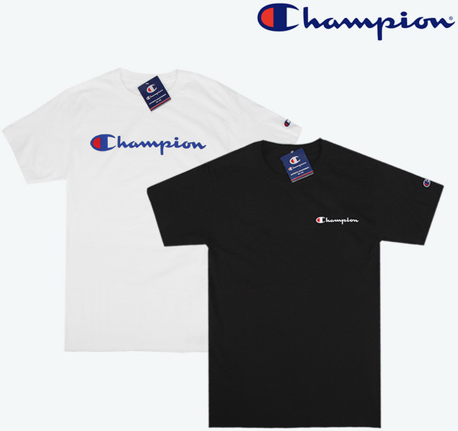 USA 정품 챔피온 반팔티 반팔 남녀공용 티셔츠 클래식 그래픽 티셔츠 GT23 택1