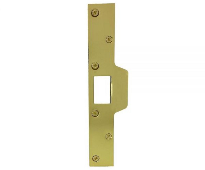 Pro-Lok Security 립 스트라이크 플레이트 - 20.3cm x 3.5cm (황동 마감) 266656