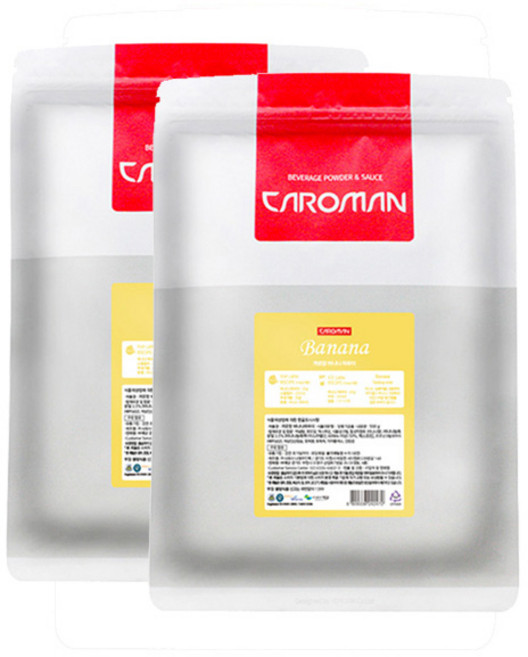 까로망 바나나 파우더 500g 2개세트, 2개, 1개입
