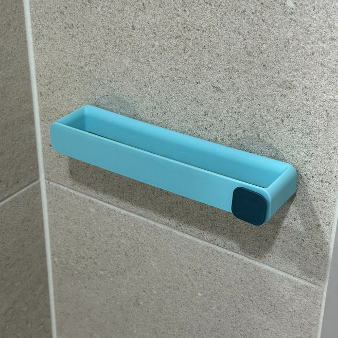 굿원 욕실 슬리퍼걸이 실내화 거치대, 1개, 블루