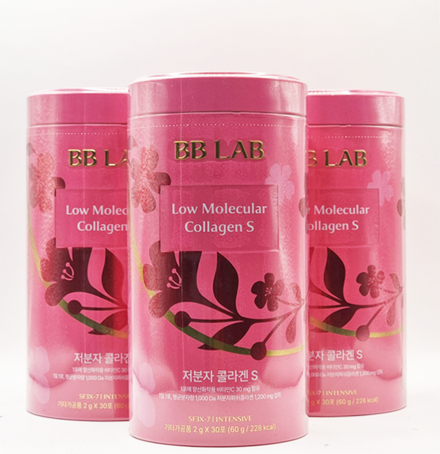 뉴트리원 비비랩 저분자 콜라겐S bb랩 피쉬 콜라겐 30포X3박스, 60g, 3개