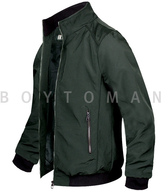 XO119 봄버 자켓 하이넥 항공 점퍼