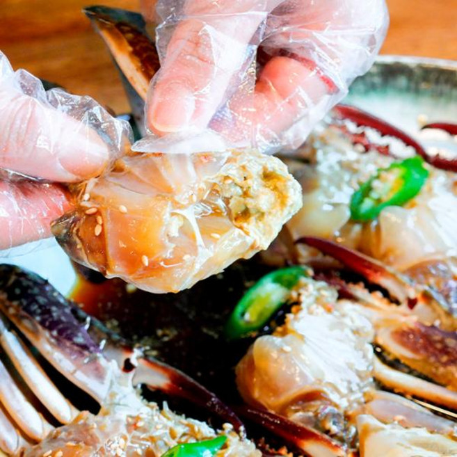 [해동찬가] 국내산 암꽃게 밥도둑 간장게장, 3개, 1.2kg