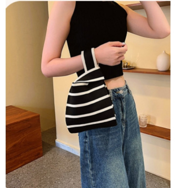 미니 니트 핸드백 간단외출 핸드폰 수납 시장 쁘띠 가방 d-44259151