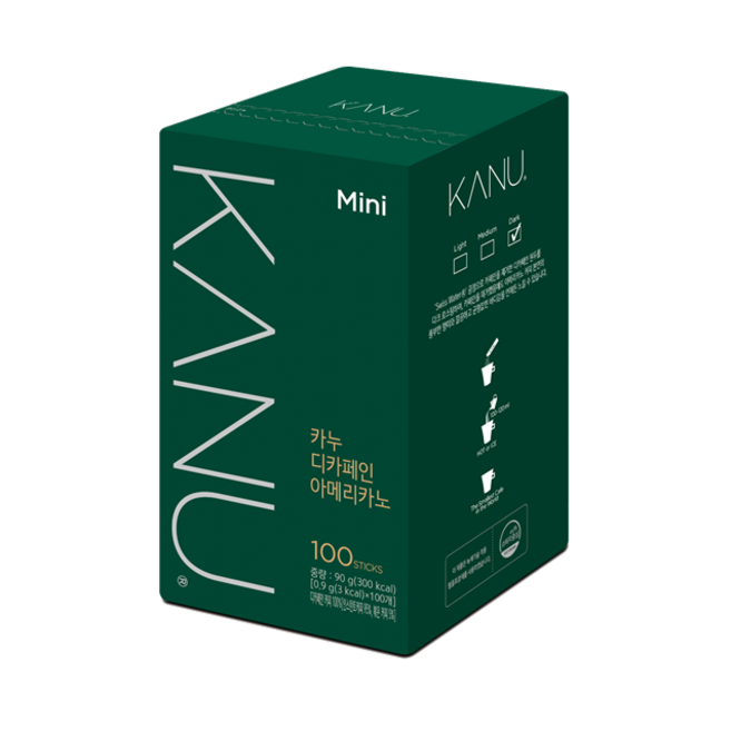 카누 미니 디카페인 아메리카노, 900mg, 100개입, 1개