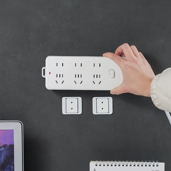 원스바이 무타공 멀티탭 홀더, 3개