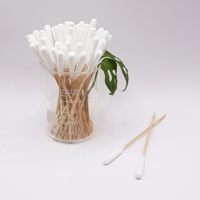 나인나 반려동물용 대형 나무 면봉 반려동물 귀 청소 위생관리 면봉 50+50, 2개, 50개입