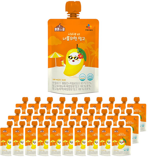 CJ 튼튼스쿨 너를위한 망고, 30개, 100ml