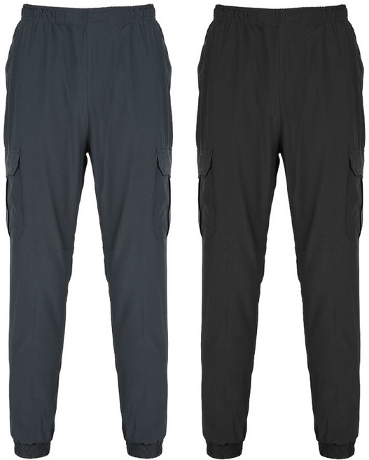 [이지바이] (1+1) 남성 카고 조거 밴딩 바지_~4XL 빅사이즈까지 빅사이즈 카고 조거 트레이닝 운동복 매력만점 밴딩 팬츠