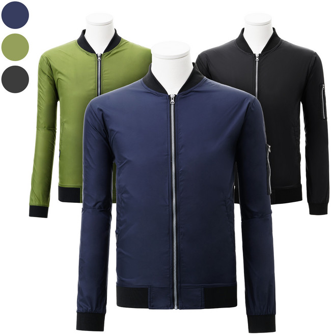 아재나라 PSJB4001 봄 가을 남성 항공점퍼 바람막이자켓 블루종