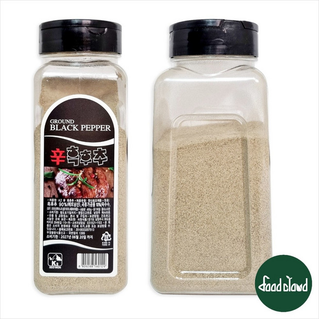 K2 신 흑후추 (순후추 90%), 400g, 1개