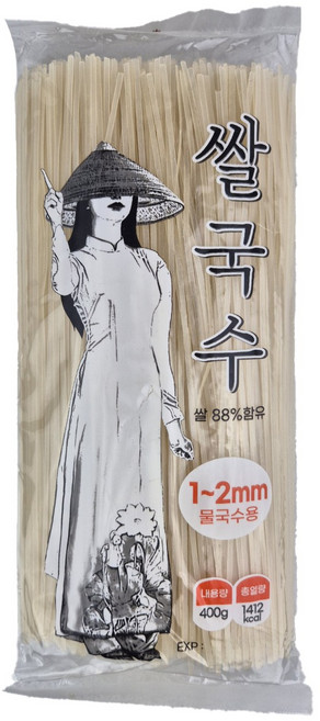 나인티나인 라이스스틱 쌀국수 1mm 400g, 1개