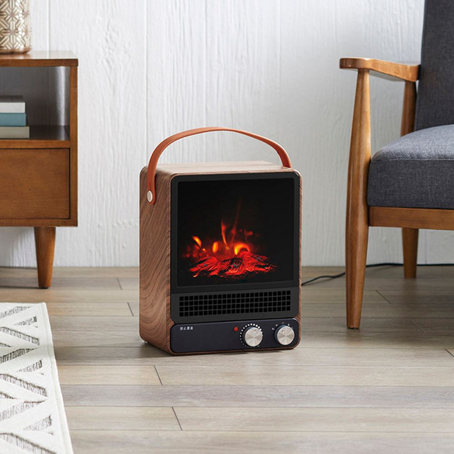 불꽃 히터 난로 휴대용 캠핑 소형 벽난로 기장용 난방