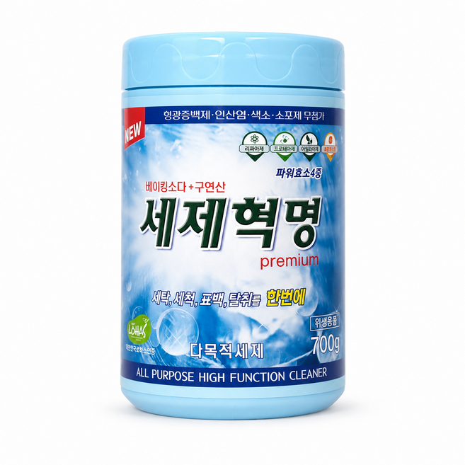 세제혁명 프리미엄 다목적 세제, 700g, 1개