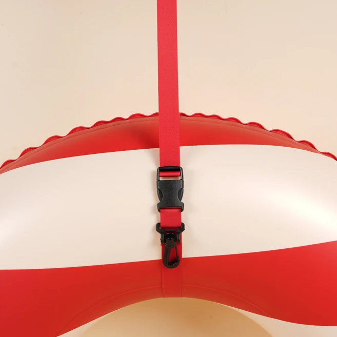 레스트인오션 물놀이 튜브 스트랩 국내생산, 1개, 레드 - 쿠팡