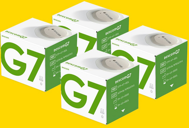 덱스콤 G7 개인용 체내 연속 혈당 측정 시스템, DEXCOM G7, 4개