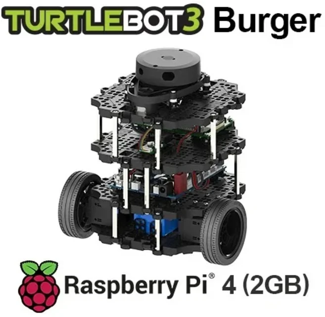 터틀봇 3 버거 ROS 모바일 오픈 소스 플랫폼 지능형 자율 주행 로봇, 02 RPi 4 2GB