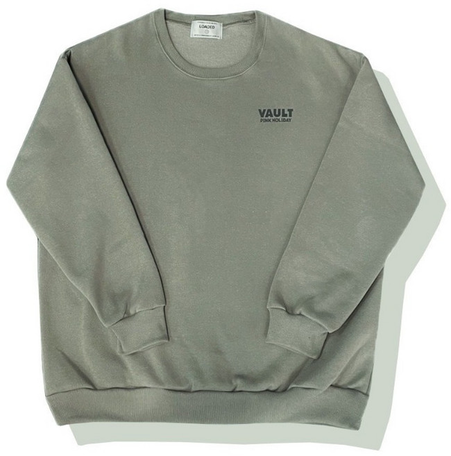 Ofat VAUL大學T 刷毛T 情侶衣 衛衣 色系超美 寬鬆 MX45