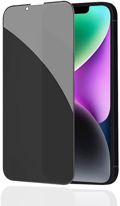 iPhone 防窺 鋼化 保護貼 滿版 黑邊 玻璃, 1個, 16 Pro Max