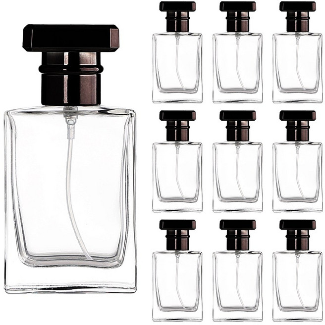 카타니아 퍼퓸 30(블랙캡) 향수 공병 스크류타입 용기 만들기 재료 퍼퓸 스프레이 유리 DIY, 10개