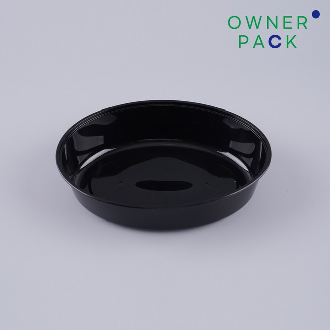 [BR] SZ-L-1000E 내열 타원형 도시락용기 (1000ml/블랙) 200개 세트, 1개