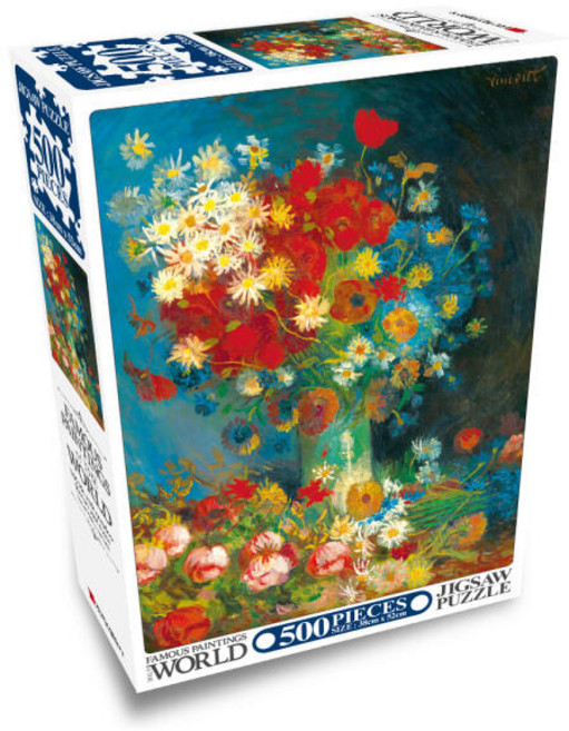 아트박스/학산문화사 직소퍼즐 명화 들꽃과 장미가 있는 정물 500피스, 단품없음, 1개